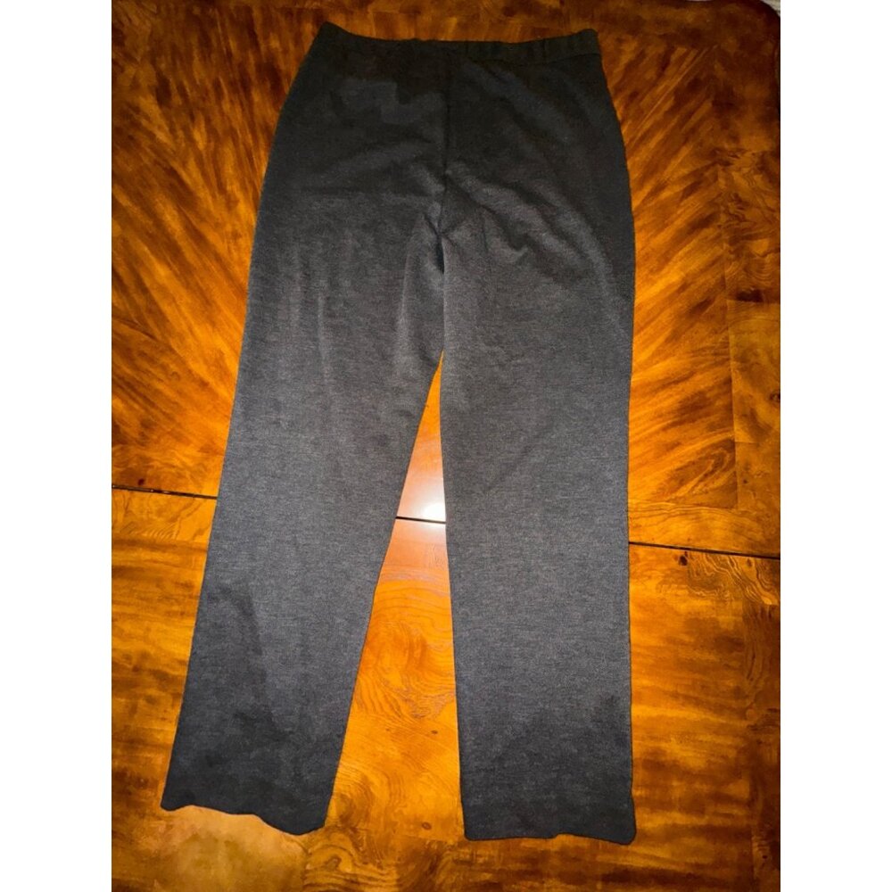 J. JILL Ponte Slim Leg Charcoal Gray Knit Legging Pants - Size 1X